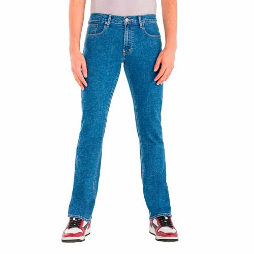 Pantalón De Mezclilla Para Caballero Oggi Jeans Azul URBAN BLEACH