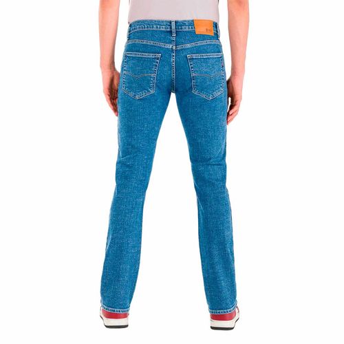 Pantalón de mezclilla Oggi Jeans azul para caballero URBAN BLEACH