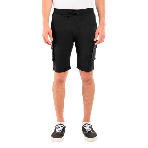 Bermuda De Gabardina Para Caballero Oggi Jeans Negro B2411209