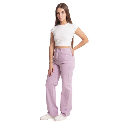 Pantalón De Mezclilla Para Dama Balam Morado BL6622