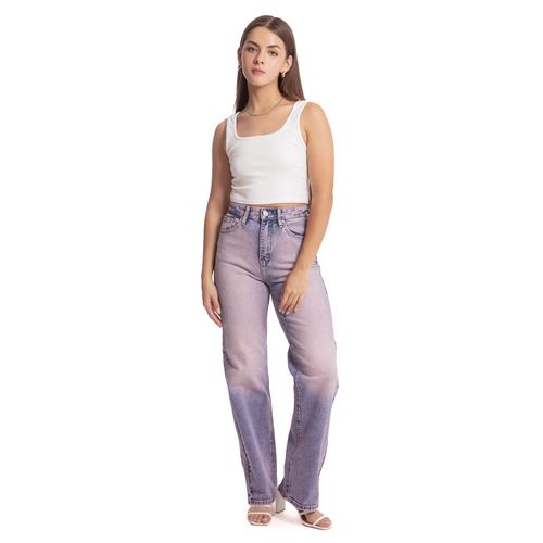 Pantalón De Mezclilla Para Dama Balam Rosa BL6619