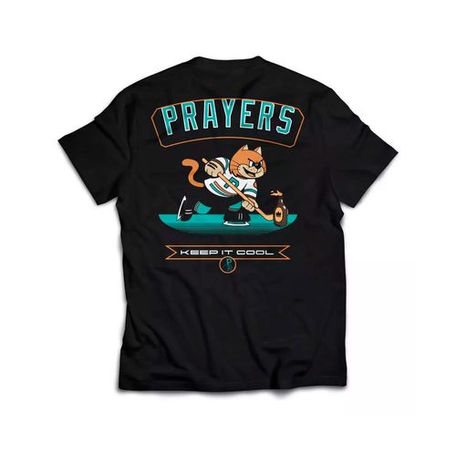 Playera Para Caballero Prayers Negro ESPANTO