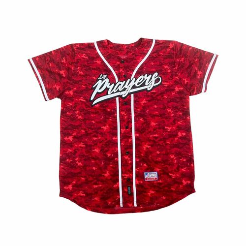 Playera Para Caballero Prayers Rojo JERSEY BLOOD