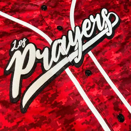 Playera Para Caballero Prayers Rojo JERSEY BLOOD