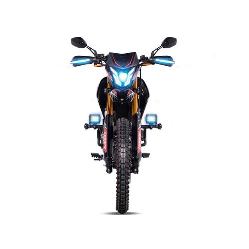 Motocicleta doble propósito Veloci negro xeverus 300 CC 2025