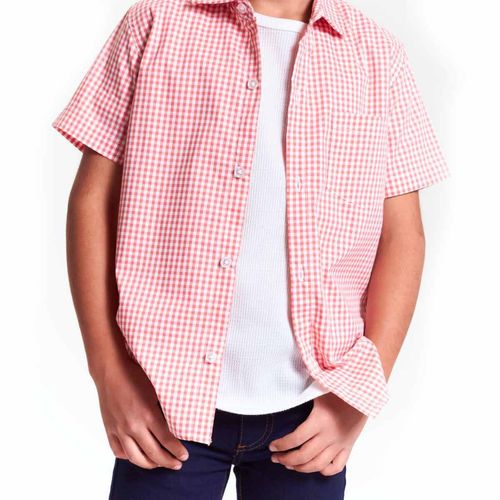 Camisa Casual Para Joven Lyon Coral 221367