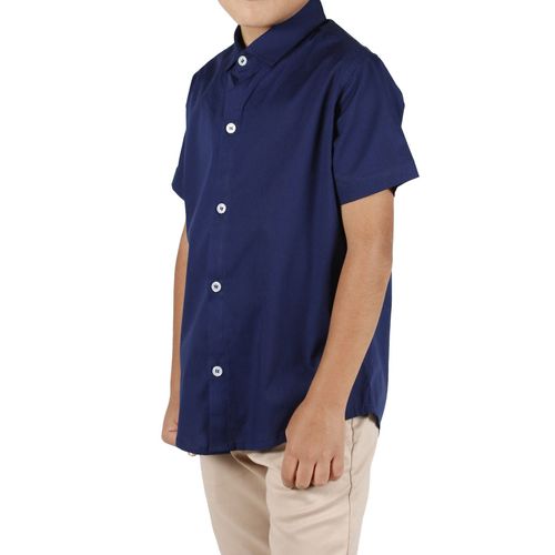 Camisa Casual Para Joven Lyon Marino 221364