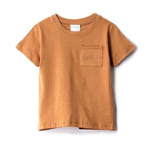 Playera Casual Para Niño Choys Café 10131