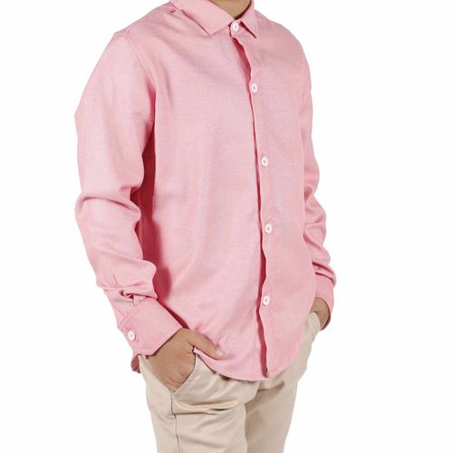 Camisa Casual Para Niño Lyon Rosa 223285