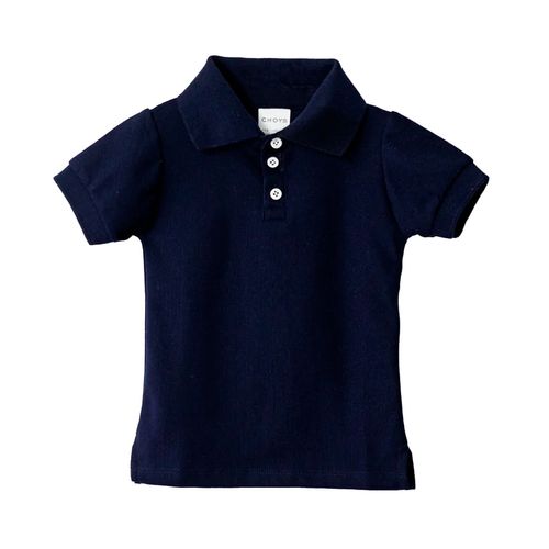 Playera Tipo Polo Para Niño Choys Marino 10182