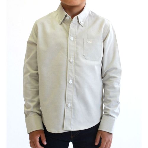 Camisa Casual Para Niño Lyon Beige 223265