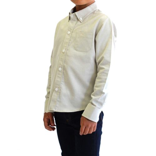 Camisa Casual Para Niño Lyon Beige 223265