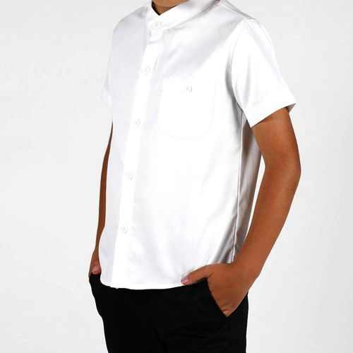 Camisa Casual Para Niño Lyon Blanco 222104