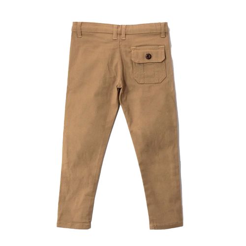 Pantalón Casual Para Niño Choys Café 10193