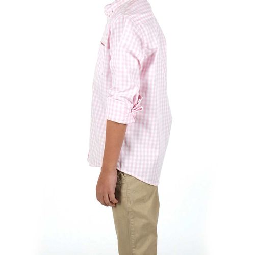 Camisa Casual Para Niño Lyon Rosa 223007