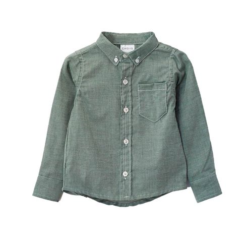 Camisa Casual Para Niño Choys Verde 10137