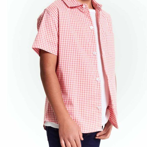 Camisa Casual Para Niño Lyon Rosa 221367