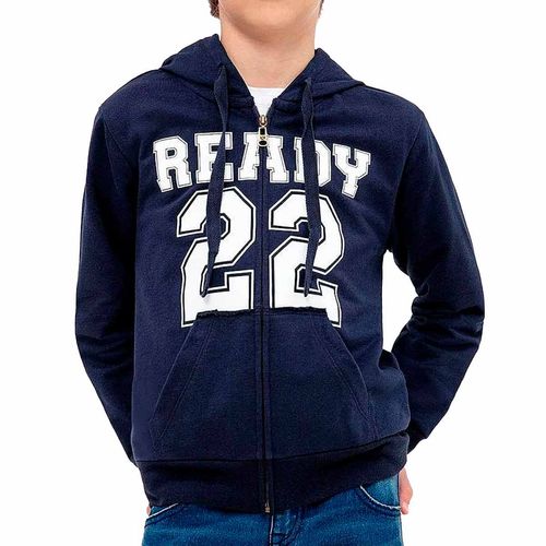 Sudadera Abierta Para Niño Gef Marino 650215