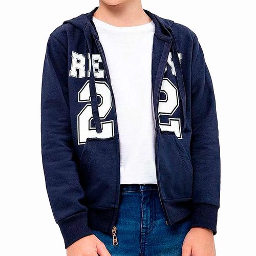 Sudadera Abierta Para Niño Gef Marino 650215