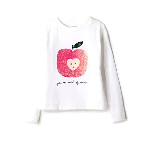 Playera Casual Para Niña Choys Blanco 10121