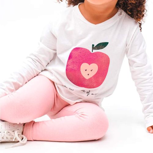 Playera Casual Para Niña Choys Blanco 10121