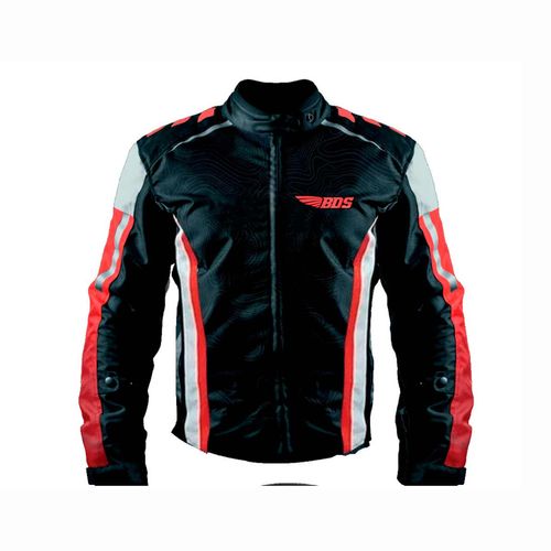 Chamarra de motociclista con protección  BDS negro boost xxl