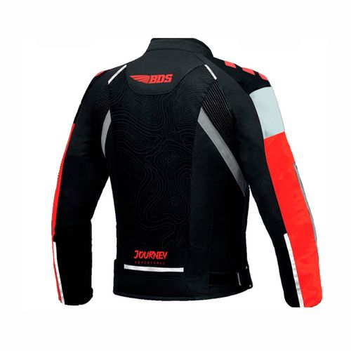 Chamarra de motociclista con protección  BDS negro boost xxl