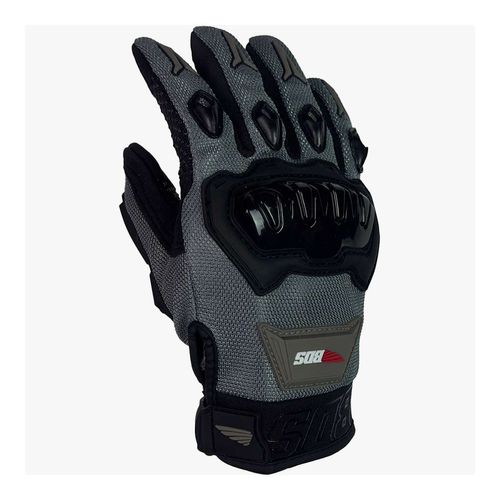 Guante para motociclista BDS gris dlt m