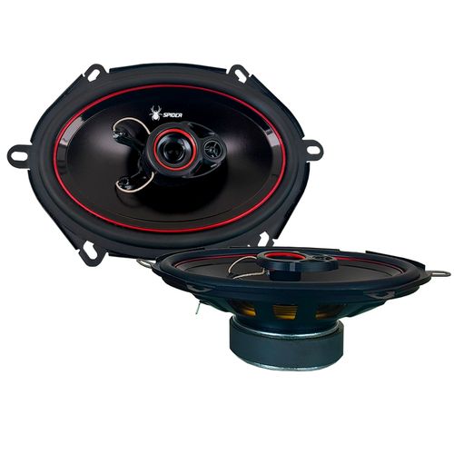 Bocina Spider 5x7 P Pro Audio 3 Vías 300w Max Potencia SR-579 Negro