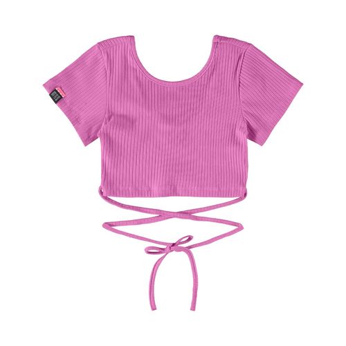 Playera casual para jovencita Gloss morado 31611