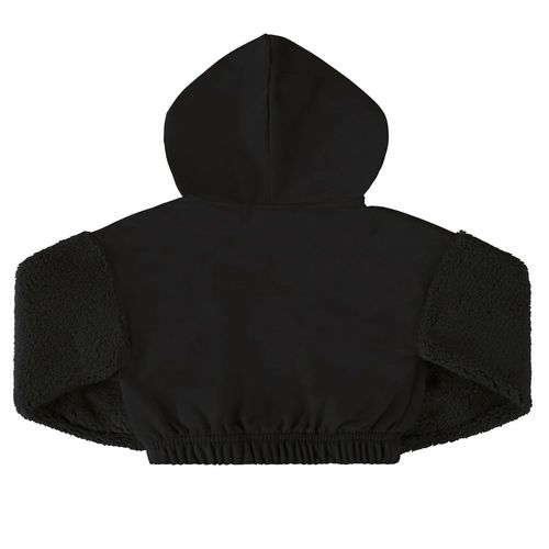 Sudadera Abierta Para Jovencita Gloss Negro 31689