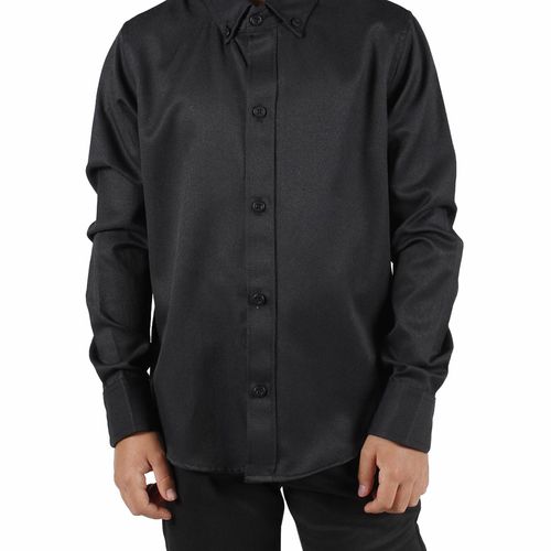 Camisa Casual Para Niño Lyon Negro 223266