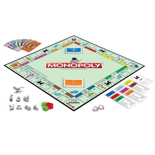 Juego De Mesa Monopoly Clásico Hasbro Multicolor C1009