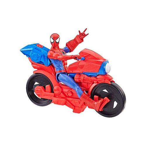 Figura De Acción Spiderman Con Motospider Marvel Multicolor E3364