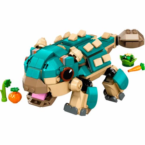 Set Bumpy Bebé Ankylosaurus Armable Lego Multicolor 76962