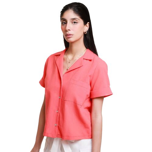 Blusa Casual Para Dama Lob Rosa DBTM1236