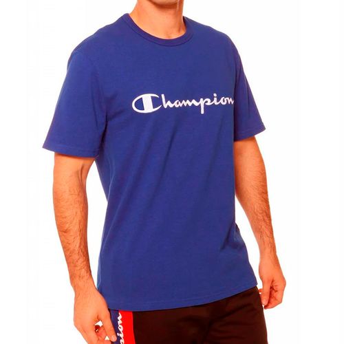 Playera deportiva para caballero Champion azul epnss24p22m8