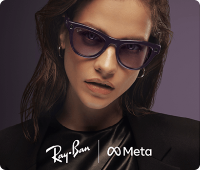 Persona usando Ray-Ban Meta Skyler