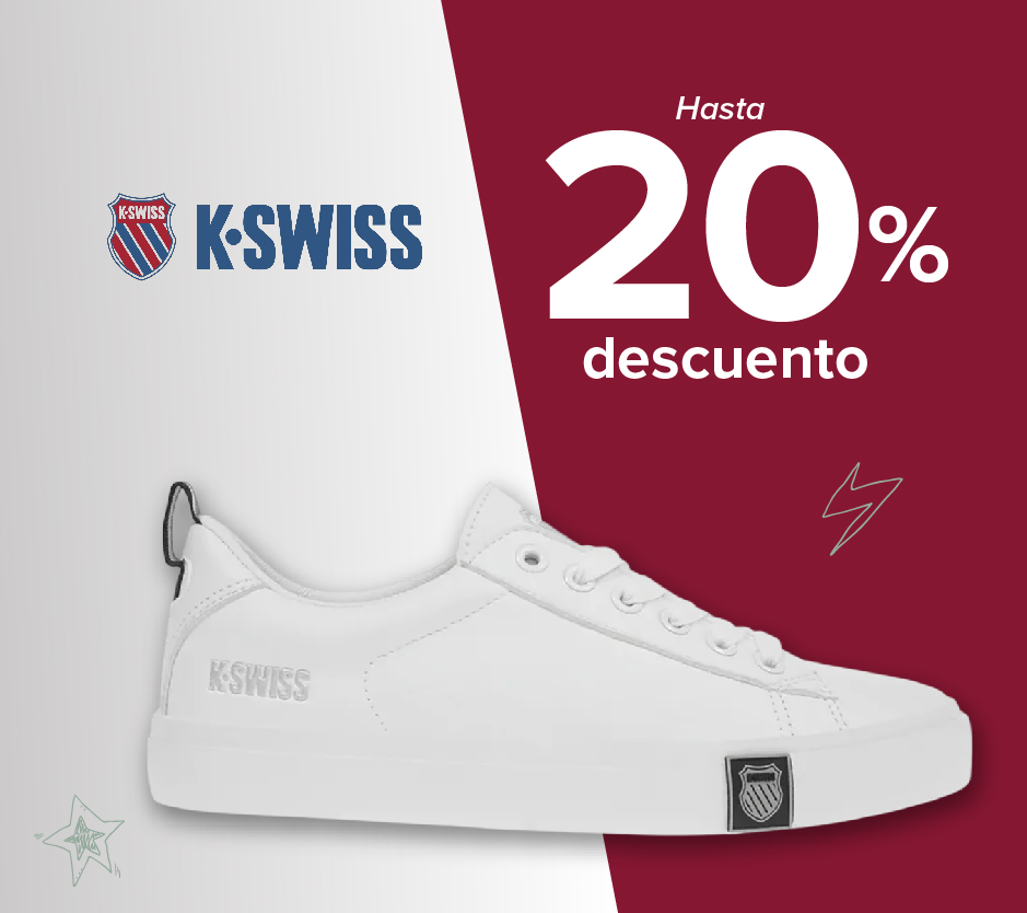 K-Swiss con 20% dto 