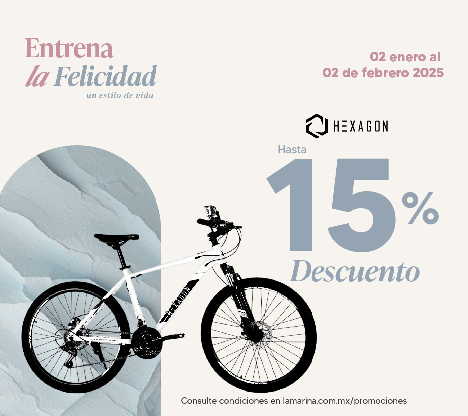 Hexagon con hasta 15% dto 