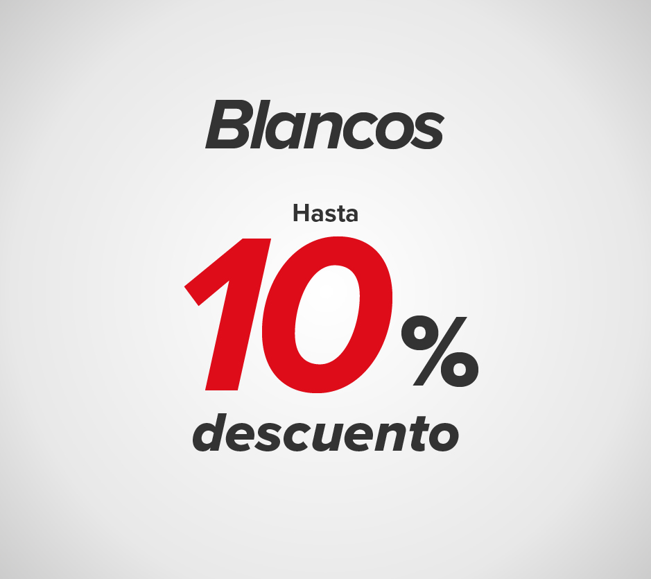 Blancos con 10% dto