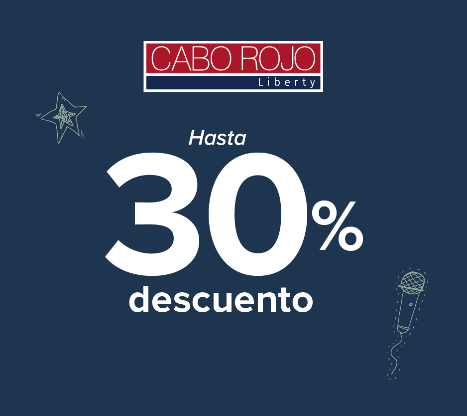 Cabo rojo con hasta 30% dto 