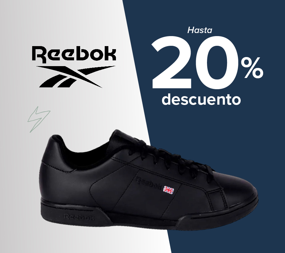 Reebok con hasta 20% dto 