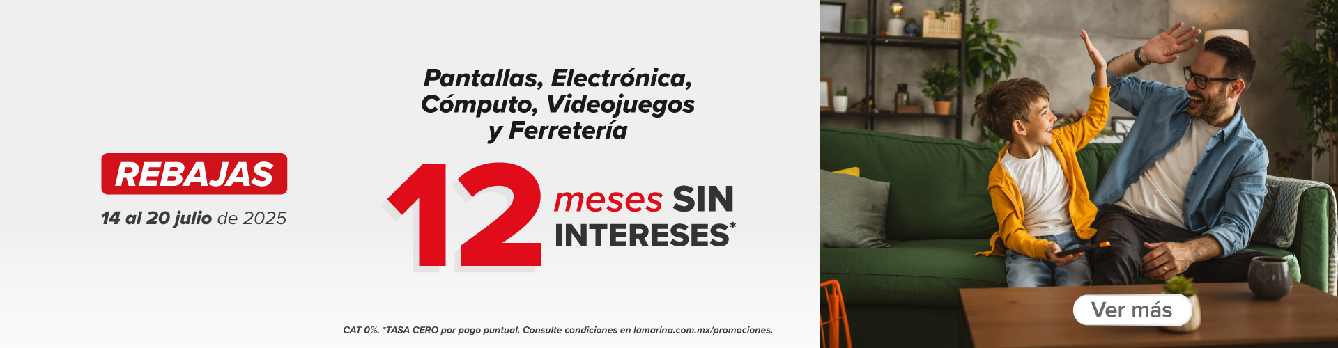 Pantallas, electrónica y más con 12 MSI tasa 0 por pago puntual 