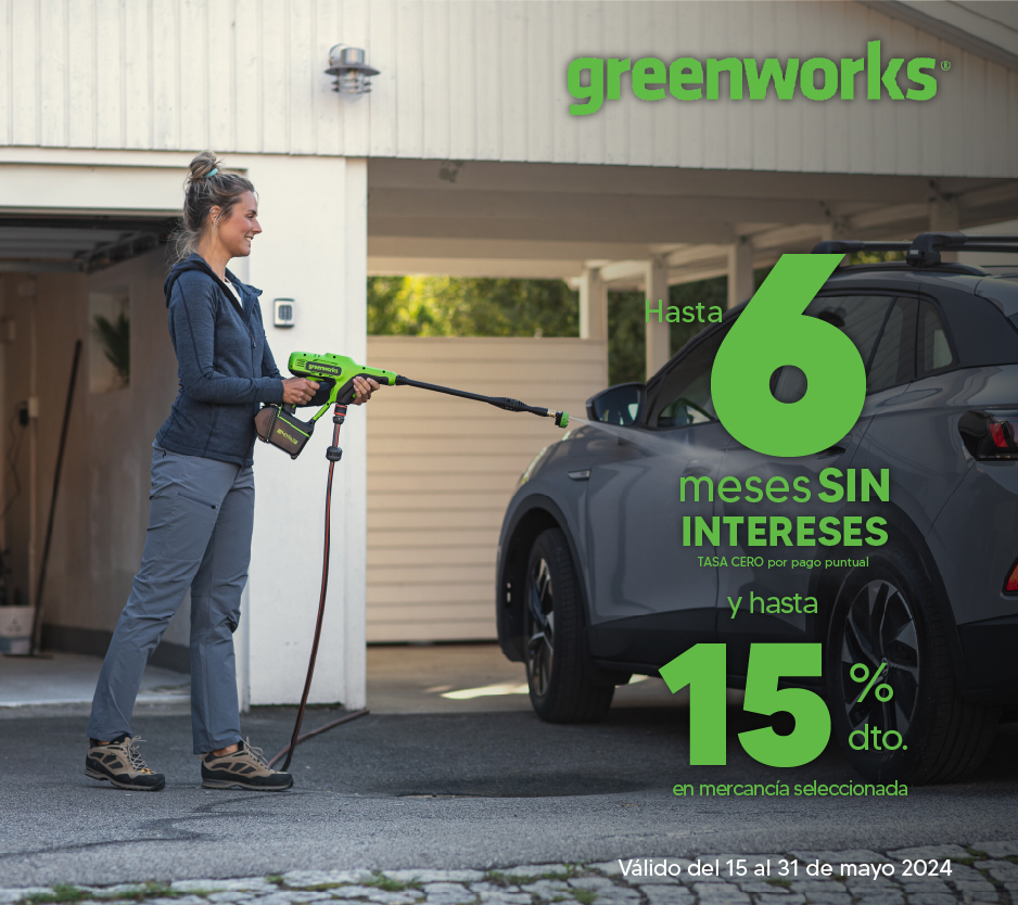 6 MSI + 15% dto. Greenworks
