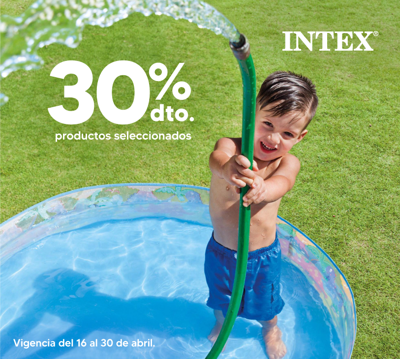 30% de dto. en la marca INTEX